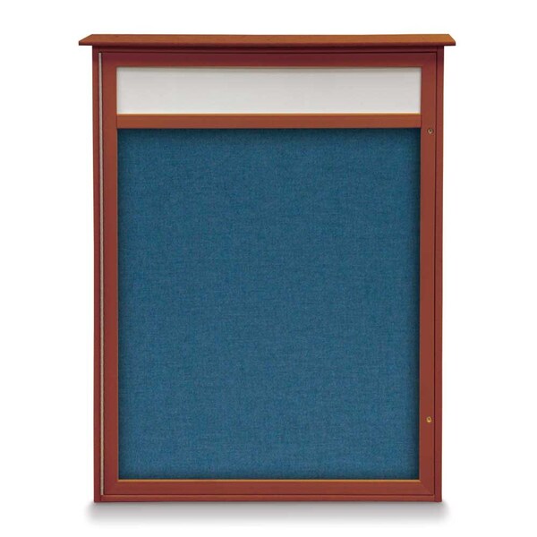 Single Door Enclosed Indoor Letterboard
